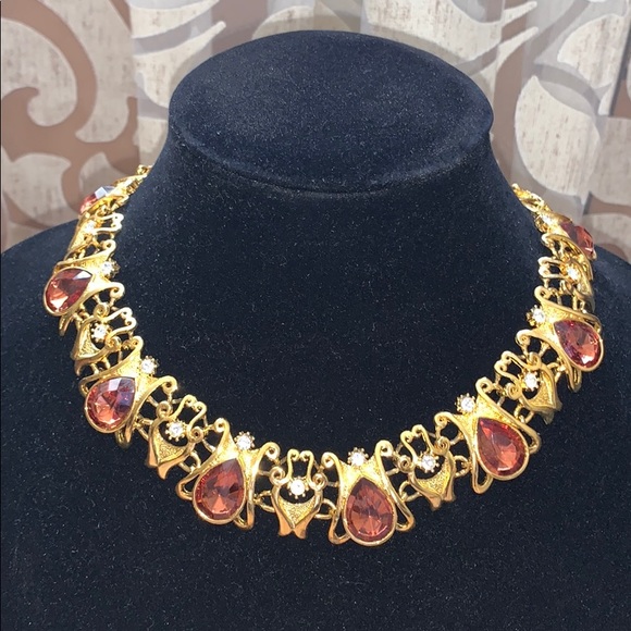 Accessories - Gold statement necklace
